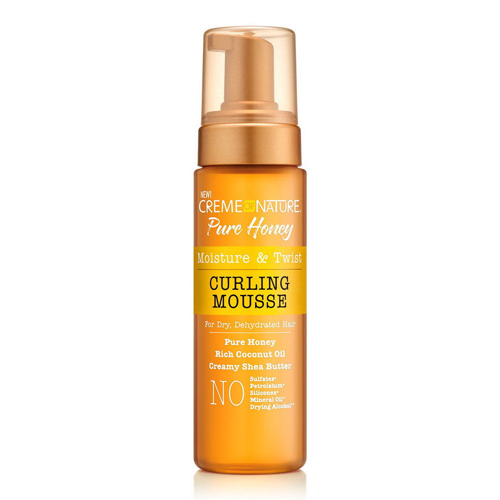 Creme of Nature Pure Honey Moisture & Twist Curling Mousse, 7 Oz
